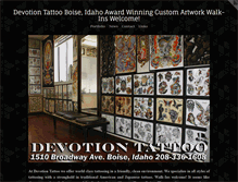 Tablet Screenshot of devotion-tattoo.com